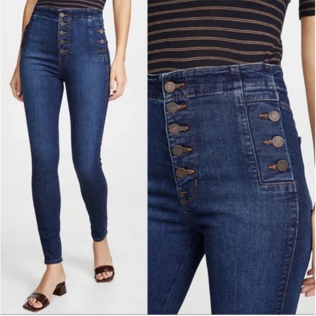 J Brand Natasha High Rise Denim In Equalizer